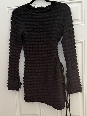 Bubble Knit Mini Dress
